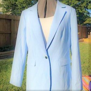 Calvin Klein Ladies One-Button Blazer Sz 10